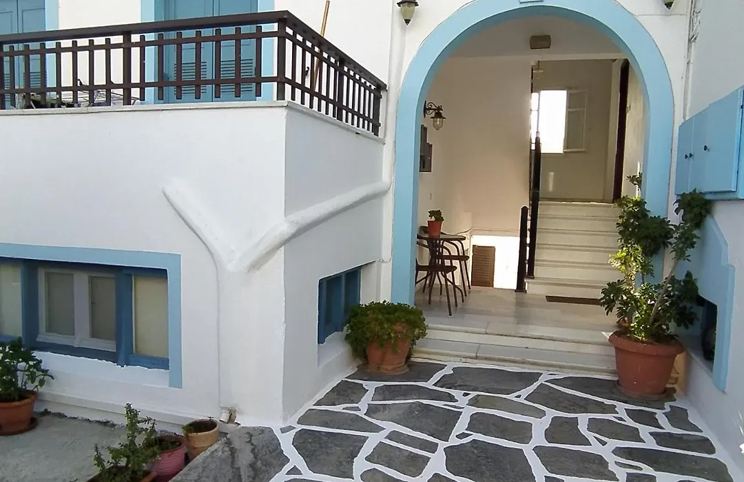 White Home In Naxos Town-1