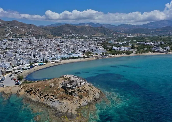 Haustierfreundliches Beach cottage Flisvos ,St.George Naxos City