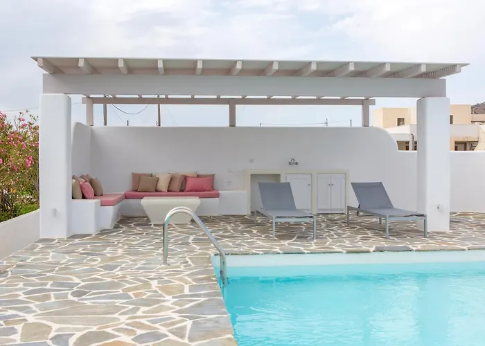 Pet friendly Naxos Private Villa With Pool Agios Arsenios